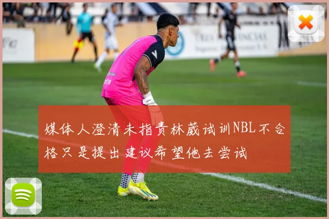 媒体人澄清未指责林葳试训NBL不合格只是提出建议希望他去尝试